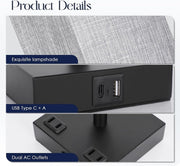 Soilsiu_Bedside_Table_Lamp_for_Bedroom_-_Touch_Small_Lamp_with_USB_C+A_Charging_Ports_&_AC_Outlets,_3_Way_Dimmable_Nightstand_Light_for_Living_Room_(LED_Bulb_Included,_Grey)