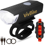 VivBike_Rechargeable_Bicycle_Lights_Set_for_Daily_Use,_LED_Front_Light_and_Rear_Light,_USB_Mini_Rechargeable,_IPX4_Waterproof,_Easy_Mount_|_A_HerTime2_Brand
