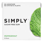 SIMPLY_Gum_|_Xylitol_Sugar_Free_Chewing_Gum_|_Peppermint_|_Pack_of_Three_(45_Pieces_Total)_|_Synthetic_Free_+_Sugar_Free_+_Aspartame_Free