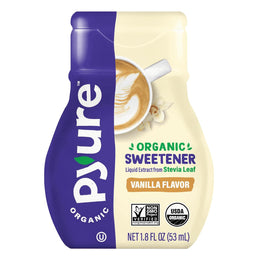 Pyure_Organic_Vanilla_Stevia_Liquid_Sweetener_|_Sugar-Free_Stevia_Drops_|_Keto_Sugar_Substitute_|_Zero_Calorie,_Zero_Carb,_Zero_Sugar_|_Liquid_Sweetener_for_Coffee,_Tea,_Baking_|_1.8_fl_oz_Bottle