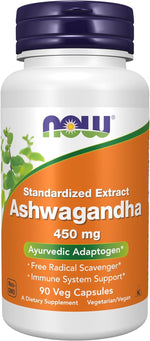 NOW_Supplements,_Ashwagandha_(Withania_somnifera)_450_mg_(Standardized_Extract),_90_Veg_Capsules