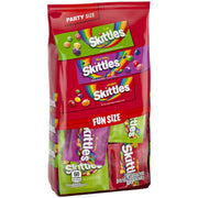 SKITTLES Original, SKITTLE Wild Berry & STARBURST Original and STARBURST FaveRed Fruity Halloween Chewy Candy Fun Size