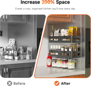 4_Pack_Magnetic_Spice_Rack_for_Refrigerator,_Spice_Rack_Organizer,_Moveable_Magnetic_Shelf_Fridge_Organizer_with_4_Hooks_for_Kitchen_and_Oven_Organization,_Black