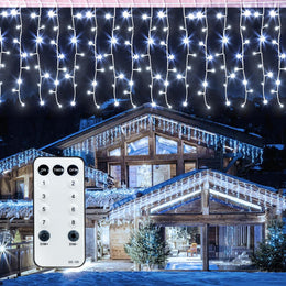 32.8FT_Icicle_Lights,_Christmas_Outdoor_with_400LED_75_Drops,_IP65_Waterproof_Eaves_Lights,_8_Modes,_for_Christmas_Eaves_Garden_Room_Decoration_Cool_White