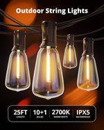VIPAR_Outdoor_String_Lights_LED_Patio_Lights_IPX5_Waterproof_with_10+1_ST38_Shatterproof_Edison_Bulbs,_2700K_Connectable_Outside_Hanging_Light_for_Porch,_Garden,_Backyard,_Deck,_Balcony,_E12_Base