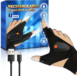 White_Elephant_Gifts_Stocking_Stuffers_for_Men_Adults,_Rechargeable_LED_Flashlight_Gloves,_Cool_Gadgets_for_Dad_Him_Husband_Boyfriend,_Waterproof_Finger_Lights_for_Fishing_Camping