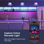 50FT/100FT/130FT/200_FT_Led_Lights_for_Bedroom,_Music_Synchronized_Smart_Led_Strip_Lights,_Ultra_Long_with_Remote_Application_Control_Bluetooth_LED_Lights,_Color_Change_RGB_Light