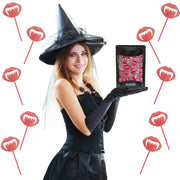Fruidles_Halloween_Vampires_Fangs_Tattoo_Lollipop_Suckers_Candy,_Great_for_Goody_Party_Bag_Fillers,_Individually_Wrapped_(Half-Pound)