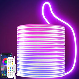 LED_Neon_Rope_Lights,_13.1ft/16.4ft/19.68ft_RGB_LED_Light_Strip,_24V_Music_Sync_App/Remote_Control_DIY_Rope_Light,_IP67_Waterproof_Gaming_Neon_Strip_Lights_for_Bedroom_Indoor_Oudoor_Decor