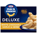 Kraft_Deluxe_White_Cheddar_&_Garlic_&_Herbs_Mac_&_Cheese_Macaroni_and_Cheese_Dinner,_11.9_oz_Box