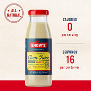 Snow's_All_Natural_Clam_Juice,_8_Fluid_oz_Bottle_-_Gluten_Free,_Keto_Friendly_-_Great_for_Pasta_&_Seafood_Recipes