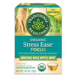 Traditional_Medicinals_Organic,_Stress_Ease_Focus,_Ginseng_Wild_Apple_Mint_Tea_-_Balanced_Energy_Support_&_Adaptogens_-_Kosher,_Non-GMO,_Caffeine-Free,_Compostable_-_16_Tea_Bags