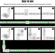 JACKYLED_20Packs_L_Shape_LED_Connectors_with_22Pcs_Clips_10mm_for_Strip_Lights