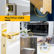 104_Clear_Cabinet_Bumper_Pads_–_Self-Adhesive_Silicone_Buffer_Set_with_4_Shapes_for_Doors,_Drawers_&_Furniture_–_Sound_Dampening_&_Surface_Protection