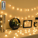 ZIMINGU_LED_Ball_String_Lights,_19.6FT_40LEDs_Globe_Waterproof_Fairy_String_Lights_with_Remote_Control_USB_Powered,_Decorations_for_Indoor_Party_Wedding_Christmas_Tree_Patio_Balcony,_Warm_White