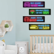 4_Pcs_Printed_Neon_Gaming_Posters,_Teen_Boys_Room_Decorations,_gamer_wall_art_Decor_for_bedroom_Wooden