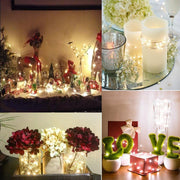 2_x_Fairy_Lights_Battery_Operated,Silver_Wire_Chains_8_Mode_16Ft/5Meter_50_LEDs_Timer_String_Lights_with_Remote_Control_for_Bedroom_Christmas_Party_Wedding_Decoration(Warm_White)