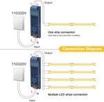 3mm_COB_Strip_Light,_DC_12V/24V__Flexible_Cuttable_Ultra-Thin_LED_Tape_CRI>90_Uniform_Dotless_400LEDs/M_LED_Light_for_Bedroom_Home_Kitchen_Cabinet_Decor_(NO_Power_Supply)