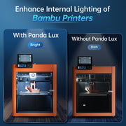 BIQU_Panda_Lux,_Led_Light_Strip_Upgrade_Kit_for_Bambu-Lab_P1S_P1P_X1C_X1E_3D_Printers,_5V_0.3A_LED_Light_Bar,_Magnetic_Installation