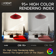 COB_LED_Strip_Lights_Daylight_White/Warm_White/Neutral_White_16.4ft/32.8ft_High_CRI_95Ra+_Super_Bright,Flexible_Tape_Lights_for_Bedroom,Mirror,Kitchen_Cabinet,_Living_Room(Power_Supply_Not_Included)