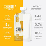 Serenity_Kids_6+_Months_Baby_Food_Pouches_Puree_Made_With_Ethically_Sourced_Meats_&_Organic_Veggies_|_3.5_Ounce_BPA-Free_Pouch_|_Free_Range_Chicken,_Pea,_Carrot_|_1_Count