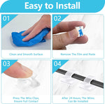 100PCS_Cable_Clips,_Adhesive_Wire_Clips_Organizer_Cord_Clips_Management,_Cable_Staples_Outdoor_Strong_for_Wall,_Desk,_Christmas_Lights,_String_Lights,_TV_PC_Ethernet_Cable,_Clear_Small