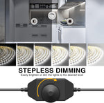 Onforu_LED_Light_Strip,16.4ft/32.8FT_Dimmable_LED_Tape_Light,_6000K_Daylight_White/Warm_White_Strip_Lighting,_300_LEDs_Flexible_Vanity_Mirror_Light,_5M_12V_Ribbon_Rope_Light_for_Bedroom,_Under_Cabinet,Kitchen,Christams