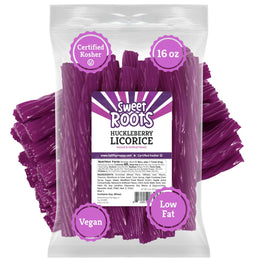 Sweet_Roots_Huckleberry_Licorice_Twists_–_1_Bag_(16_oz)_–_Jumbo_Size_Licorice_Sticks_|_Made_with_Real_Fruit_Juice_Concentrate_|_Vegan,_Fat_Free,_Kosher_|_Soft_Gourmet_Licorice_Candy