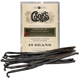 10_Organic_Madagascar_Whole_Vanilla_Beans,_Grade_A_Pods,_Premium_Vanilla_Beans_for_Making_Extract_&_Baking_-_Cook’s