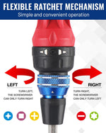 WORKPRO_12-in-1_Ratcheting_Multi-Bit_Screwdriver_Set,_Quick-load_Mechanism_Screwdriver_with_Double_End_Bits_in_Handle