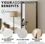 118_Inch_Wedge-Shape_Weather_Stripping_Door_Seal,Windows_and_Doors_Insulation,Self_Adhesive_Insulation_Foam_Anti-Collision_Strip,Weatherstrip_Tape_for_Door_Soundproofing,Noise_Drafts_Blocker,White