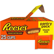 REESE'S_Milk_Chocolate_Snack_Size_Peanut_Butter_Cups,_Candy_Pantry_Pack,_Halloween_Candy,_13.75_oz_(25_Pieces)