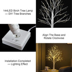 144_LED_Artificial_Lamp_with_Timer,_DIY_Birch_Tree_With_Lights,_USB/Battery_Powered,_Fairy_Light_Spirit_Tree_for_Table_Home_Wedding_Bedroom_Christmas_(Warm_White)