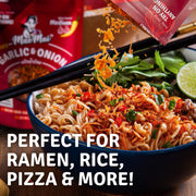 MaeMai_Medium_Spice_(SPICY)_-_Crispy_Onions_&_Garlic_Flakes_-_Crunchy_All-Purpose_Seasoning,_Keto,_Salad_Toppings,_Fried_Onions_-_Ramen,_Rice_Seasoning,_Vegan,_Gluten-free_|_3.17oz_(90g)