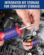 WORKPRO_12-in-1_Ratcheting_Multi-Bit_Screwdriver_Set,_Quick-load_Mechanism_Screwdriver_with_Double_End_Bits_in_Handle
