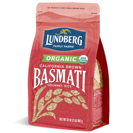 Lundberg_Organic_Basmati,_Long-Grain_Brown_Rice_–_Non-Sticky,_Fluffy_&_Aromatic,_32_Oz