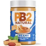 PB2_Natural_Creamy_Peanut_Butter_|_All_Natural_Peanut_Butter_Spread_|_Healthy,_Naturally_Sweetened_with_Zero_Added_Sugar,_Certified_Gluten_Free,_Vegan_(1-Pound_Jar)