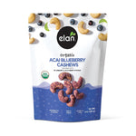 Elan_Organic_Acai_Blueberry_Cashews,_5.3_oz,_Non-GMO,_Vegan,_Gluten-Free,_Kosher,_Glazed_Nuts_(Roasted_Cashews,_Acai_Berry_Powder,_Blueberry_Juice_Powder),_Superfood_Infused_Nuts