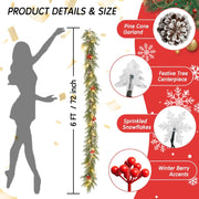 6FT_Christmas_Garland_with_Lights_Battery_Operated_Lighted_Christmas_Garland_with_Pine_Cones_Red_Beries,Twinkle_Snowflake&_Tree_Mixed_LED_Lights_Mantle_Xmas_Christmas_Decoration_Indoor_Outdoor