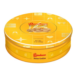 Bauducco_Assorted_Butter_Cookies_Tin,_12_oz_(Pack_of_1)_–_Traditional_Danish_Shortbread_Style_Cookies,_Perfect_Holiday_Gift_or_Sweet_Snack_Treat_-_No_Artificial_Colors