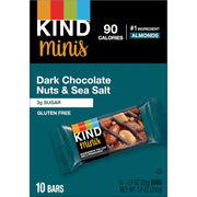 KIND_Minis,_Dark_Chocolate_Nuts_&_Sea_Salt,_Healthy_Snacks,_Gluten_Free,_Low_Calorie_Snacks,_Low_Sugar,_10_Count