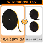 33Ft_Door_Weather_Stripping,_(1/2in_x_1/4in),_Strong_Adhesive,_Sound_Proof,_Door_Insulation,_Weatherproof_Foam_Tape_for_Doors,_Weatherstripping_for_Doors_Frames,_Windows