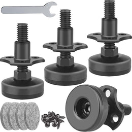 Anwenk_Adjustable_Leveling_Feet_Furniture_Levelers_Table_Feet_Heavy_Duty_Leg_Levelers_for_Cabinets_Sofa_Tables_Chairs,Support_1320LBs,_T-Nut_Kit_3/8”-16_Thread,_Large_Base-_4_Pack,_Black