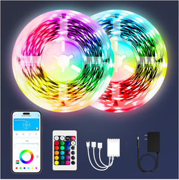 PHOPOLLO_Bluetooth_Led_Strip_Lights_20_ft/32.8FT/40FT/50FT/65.6FT/100ft/200FT,_RGB_Color_Changing_LED_Lights_for_Bedroom,_Kitchen_Decoration,_App_Control_and_Music_Sync.