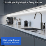 maylit_Under_Cabinet_LED_Strip_Lighting_Hardwired_24in/48in/72in,_Ultra_Bright_Small_LED_Light_Bar,_6000K_Cool_White,_110V-120V_Wired_Lights_for_Kitchen_Cabinet,_Counter,_Workbench,_Desk,_Closet,_Shelf,_Indoor