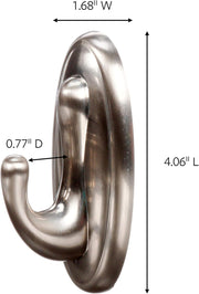 3M_Command_17053BN_Traditional_Plastic_Hook,_Large,_Brushed_Nickel