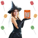 Halloween_Multicolor_Skulls_Tattoo_Lollipop_Suckers_Candy,_Great_for_Halloween_Goody_Bag_Fillers,_Individually_Wrapped,_6_gram_Pop_(Half-Pound)