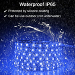 ALITOVE_16.4ft_5050_Blue_LED_Flexible_Strip_Ribbon_Light_Black_PCB_DC_12V_5M_300_LEDs_Waterproof_IP65_for_Home_Garden_Commercial_Area_Lighting,_Without_Power_Supply
