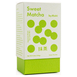 Rishi_Tea_Sweet_Matcha_-_Organic_Japanese_Sweetened_Green_Tea_Powder_for_Cafe-Quality_Matcha_Drinks,_Hot_or_Iced_-_4.4_Ounces_(Pack_of_1)