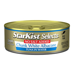 StarKist_Selects_No_Salt_Added_Chunk_White_Albacore_Tuna_in_Water_-_4.5_oz_Can